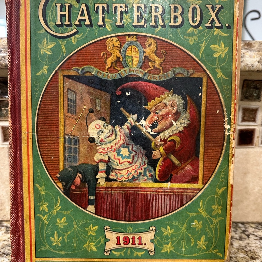 Vintage Chatterbox Book with Colorful Cover